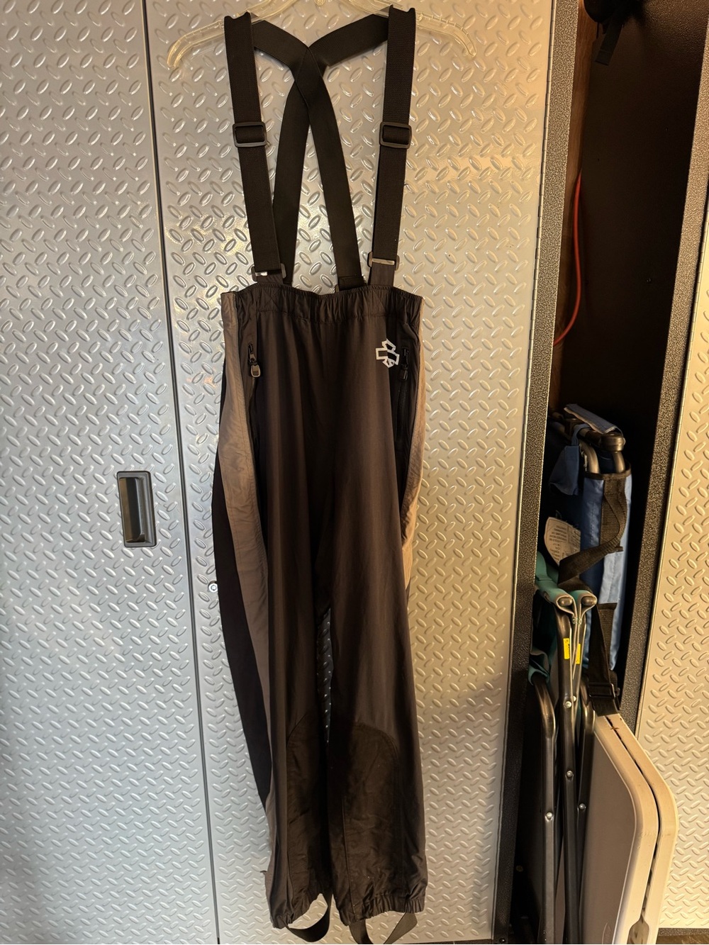 Harley-Davidson Nylon Water Wind Proof Motorcycle Pants w/Suspender Size S